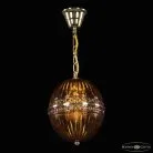 Подвесной светильник бронзовый Bohemia Ivele Crystal  5479/20 G Amber/M-1G