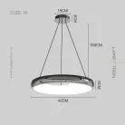 Подвесной светильник SEGOL R Размер M. Трехцветный свет Lampatron 8370-25118