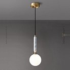 Подвесной светильник PETIT B Белый мрамор. Lampatron 8086-22091