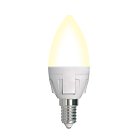 Лампочка светодиодная Uniel LED-C37 7W/3000K/E14/FR/DIM PLP01WH картон