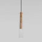 Подвесной светильник LED со стеклянным плафоном Eurosvet 50253/1 латунь a063268