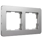 Рамка на 2 поста Werkel W0022606 Platinum алюминий a059212