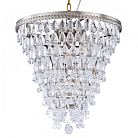 Подвесная люстра Clarissa Glass Drop Pendant 46 Nickel ImperiumLoft 75411-22 40.998.15.RU.L