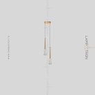 Готовая комбинация светильников FIAL C LUX DUO Цвет Латунь Lampatron fial-c-lux-duo-brass 5815-15388