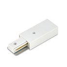 Токоподвод для однофазного шинопровода, белый Donel PCDN01W DN01