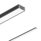 Накладной профиль Ledron 00004843+00004843-Z Mic Black 2,5м