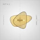 Бра RAVDNA WALL 2 лампы Lampatron 6224-23495