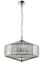 Подвесной светильник Crystal Lux Fiesta SP5 Chrome/Transparente