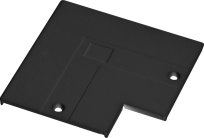 Крышка для L-образного токоподвода Donolux DL010318L черная