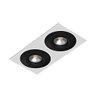 Встраиваемый светильник под сменную лампу Ledron AO1501002 SQ2 White-Black