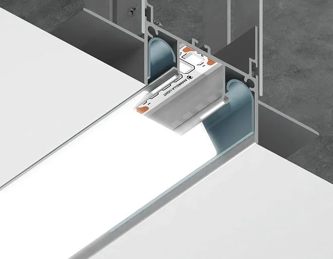 Алюминиевый профиль для натяжного потолка 2м Ambrella light GP4000AL Alum Profile