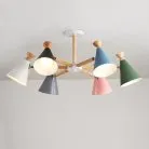 Люстра OLA 6 плафонов. 6 цветов. Lampatron 1416-233