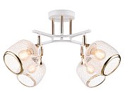 Подвесная люстра белый/золото E27/4 max 40W D640*260 Ambrella light TR80175/4 WH/FGD
