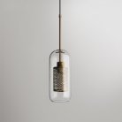 Подвесной светильник CATCH F Cylinder S. Цвет бронза. Lampatron 996-297