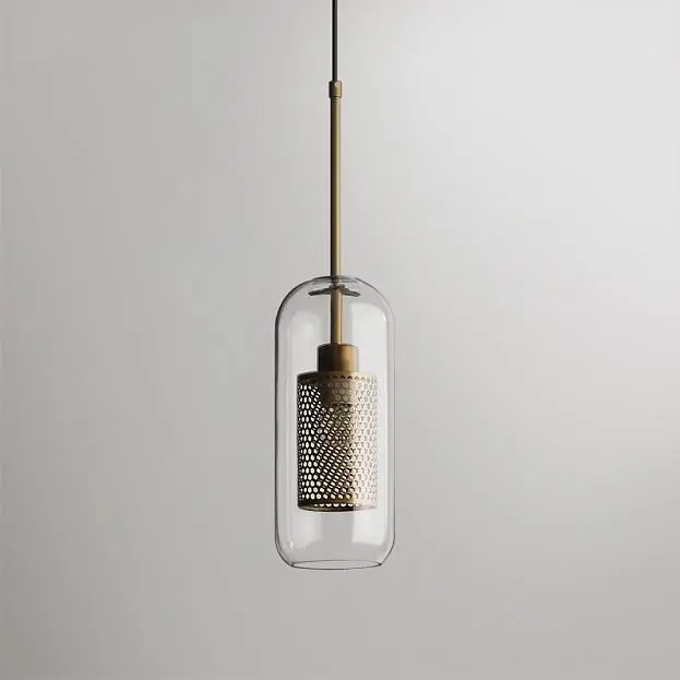 Подвесной светильник CATCH F Cylinder S. Цвет бронза. Lampatron 996-297 Подвесной светильник CATCH F Cylinder S. Цвет бронза. Lampatron 996-297