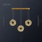 Готовая комбинация светильников GODIVA MORE 3 лампы Lampatron godiva-more-3 4619-11677