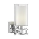 Бра Lumina Deco LDW 8025-1 CHR+WT Marietta
