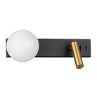 LED Светильник с выключателем Чёрный+Бронза Citilux CL704451 Декарт