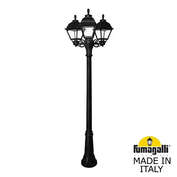 Светильник уличный FUMAGALLI GIGI BISSO/CEFA 3L U23.156.S30.AXE27 (U23.156.S30.AXF1R) Светильник уличный FUMAGALLI GIGI BISSO/CEFA 3L U23.156.S30.AXE27 (U23.156.S30.AXF1R)