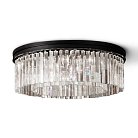 Потолочный светильник Delight Collection KR0387C-10B/P black/clear 1920s Odeon