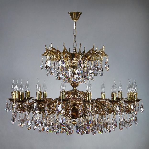 Подвесная люстра Ambiente 2128/16 PB New Leaf