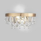 Настенный светильник с хрусталем Eurosvet 60165/2 латунь a065756 Sophie