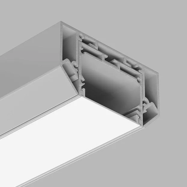 Встраиваемый профиль в натяжной потолок 2,5м Ledron АВД-4662 (13172) Alum