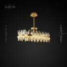 Реечный, рядный светильник LAURENT B LONG Размер M Lampatron 7559-21140