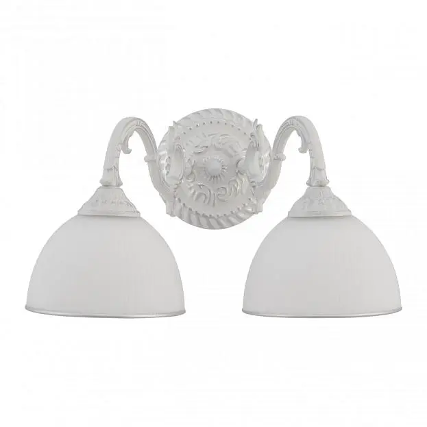 Бра с плафонами Arte Milano 346410/2W WT+SL AM346410 Бра с плафонами Arte Milano 346410/2W WT+SL AM346410