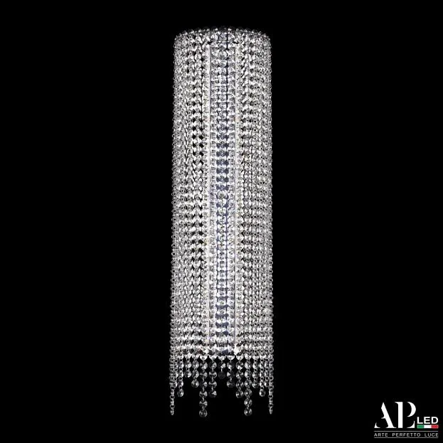 Бра светодиодные хрустальные APL LED SH500.B5.20-70.B.Ni.4000 Sicilia Бра светодиодные хрустальные APL LED SH500.B5.20-70.B.Ni.4000 Sicilia