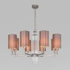 Подвесная люстра Eurosvet 60134/8 никель Soffio a058369