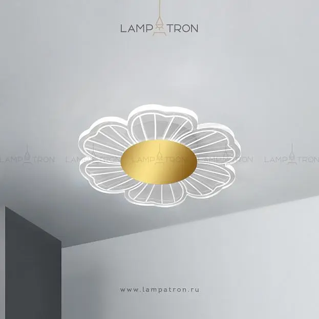 Потолочный светильник LUSIE Цвет Золото. Теплый свет Lampatron 4352-11064 Потолочный светильник LUSIE Цвет Золото. Теплый свет Lampatron 4352-11064
