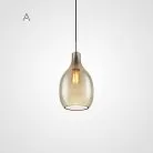 Подвесной светильник LOVISA Модель A. Цвет коньяк. Lampatron lovisa-a-cognac 1813-93