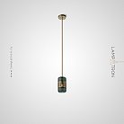 Подвесной светильник TRAIT Цвет плафона янтарь. Lampatron f-trait-amber 2430-5340