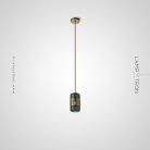Подвесной светильник TRAIT Цвет плафона янтарь. Lampatron f-trait-amber 2430-5340