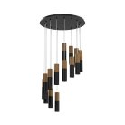 Подвесной светодиодный светильник Ledron SLC7391/PB*15 Black TRIAC