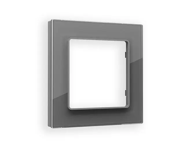 Рамка Platos (Антрацит серый Стекло органическое) 1-ая Ambrella Volt AF330651 ALFA Рамка Platos (Антрацит серый Стекло органическое) 1-ая Ambrella Volt AF330651 ALFA