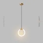 Подвесной светильник NILS Подвес. Размер M. Цвет Латунь. Теплый свет Lampatron 7784-21943