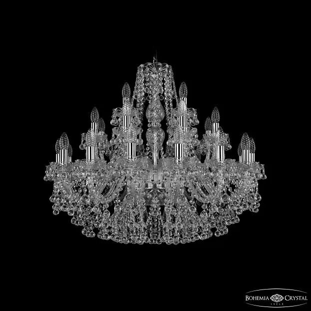 Люстра хрустальная Bohemia Ivele Crystal 1409/16+8+4/300 Ni