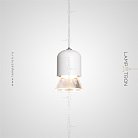 Подвесной светильник ADAR Цвет Белый. Белый свет Lampatron adar-white-white 6788-18610