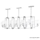 Подвесная люстра Crystal Lux NICOLAS SP12 L1600 NICKEL/WHITE