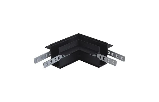 Соединитель для магнитного встраиваемого шинопровода угловой Crystal Lux CLT 0.223 01 BL SPACE