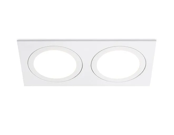 Встраиваемый светильник Ambrella light TN51826/2 WH белый GX53/2 max 15W 215*110*39