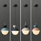 Подвесной светильник POMPON Цвета темно-синий+серый. Lampatron 1788-1779