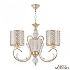 Люстра подвесная с плафонами 301237/3 Wh/Gd Arte Milano Florentia