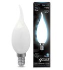 Лампа Gauss 104201205 филаментная E14 5W 4100К свеча на ветру матовая