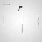 Подвесной светильник HOWARD Тип B. Цвет Жемчужно-Черный Lampatron 7753-21784