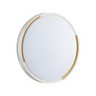 Потолочный светильник пластик/белый/золотистый LED 76Вт 3000/4000/6000K D490 IP43 CCT Sonex 7612/ELN VELIO