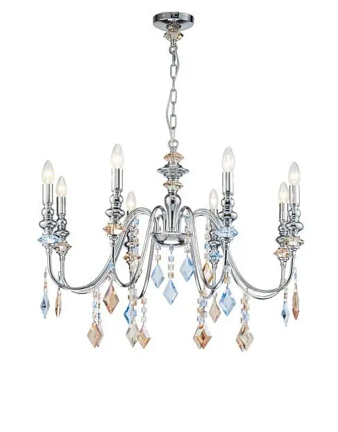 Подвесная люстра Lucia Tucci Maya 4450.8 Chrome Подвесная люстра Lucia Tucci Maya 4450.8 Chrome