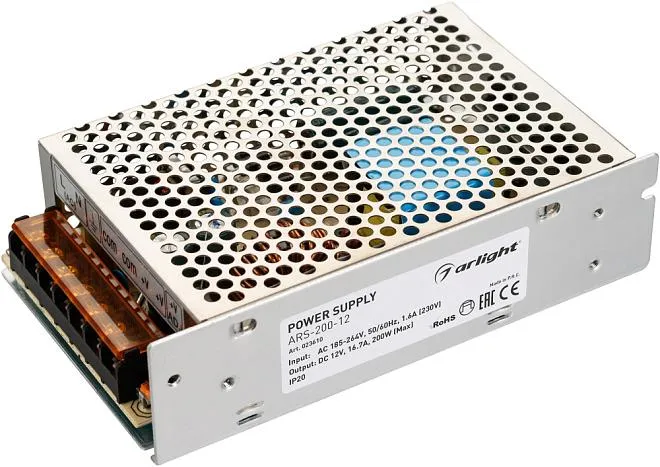 Блок питания для светодиодной ленты Arlight 023610 ARS Блок питания для светодиодной ленты Arlight 023610 ARS
